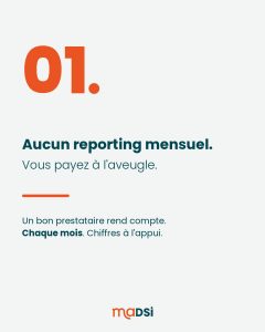 Coût infogérance